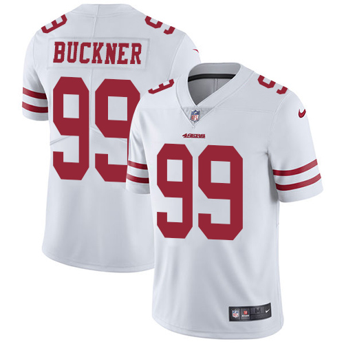 2019 Men San Francisco 49ers #99 Buckner white Nike Vapor Untouchable Limited NFL Jersey->women nfl jersey->Women Jersey